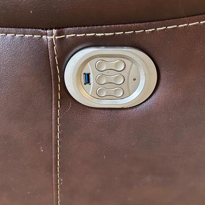 ASHLEY FURNITURE ELECTRIC LEATHER RECLINER