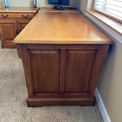 3 PIECE L-SHAPED EXECUTIVE DESK