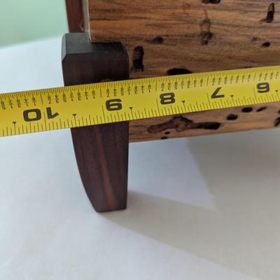 Art Studio Maple and Mixed Wood Lidded Box Asheville Artist Neil Carroll