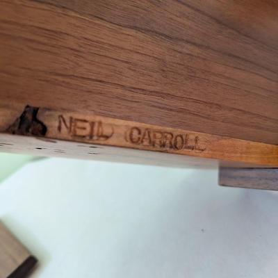 Art Studio Maple and Mixed Wood Lidded Box Asheville Artist Neil Carroll