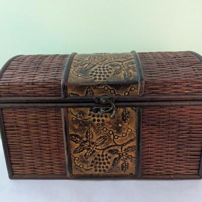 Rattan Style Chest
