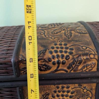 Rattan Style Chest