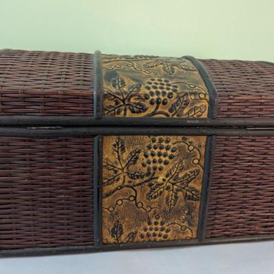 Rattan Style Chest