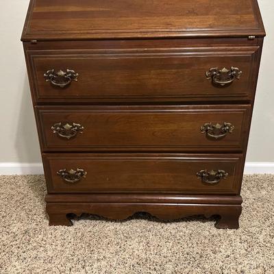 3 DRAWER DROP FRONT SECRETARY CHEST