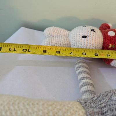 Crochet Plush Bunny & Kangaroo & Plush Sheep