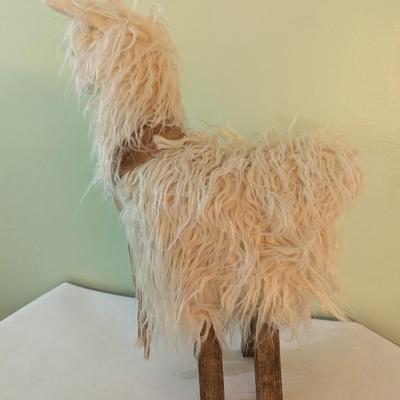 Vintage Lama Figurine With Bell