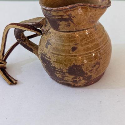 Native American Coin Purse Pottery Jug & Owl