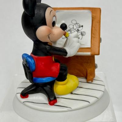 Vintage Disney "Self Portrait" MICKEY MOUSE Figurine