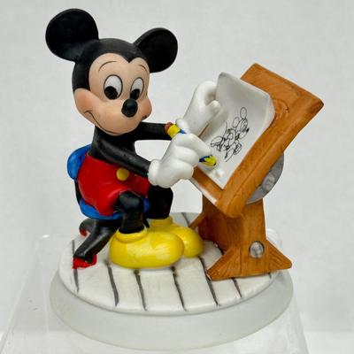 Vintage Disney "Self Portrait" MICKEY MOUSE Figurine