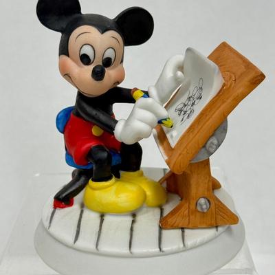 Vintage Disney "Self Portrait" MICKEY MOUSE Figurine