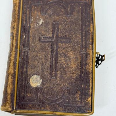 Antique French Basque Latin Spiritual Book: Published 1878