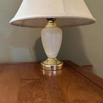 2 MATCHING END TABLES, LAMP AND SONY RADIO ALARM CLOCK