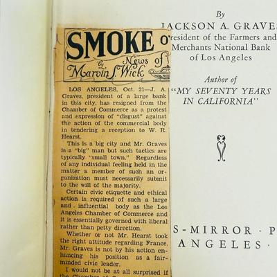 Vintage Book: California Memories by Jackson A. Graves