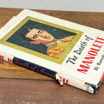 Vintage Book: The Death Of Manolete by Barnaby Conrad