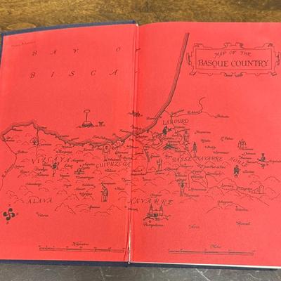 Vintage Hardcover A BOOK OF THE BASQUES by Rodney Gallop 1930