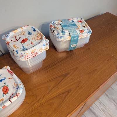 Storage Containers With Decorative Lids