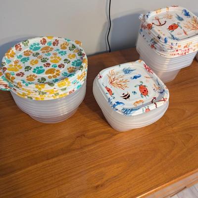 Storage Containers With Decorative Lids