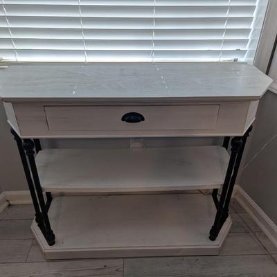 Craft Style 3 Tier Single Drawer Table