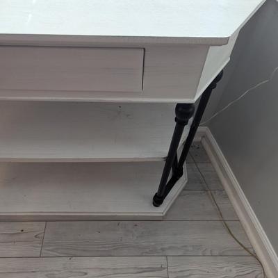 Craft Style 3 Tier Single Drawer Table