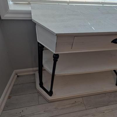 Craft Style 3 Tier Single Drawer Table