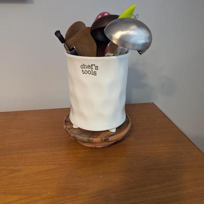 Chef Tools Container With Lazy Susan