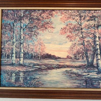 SIGNED SCENERY PICTURE