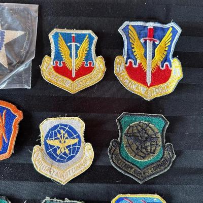 A COLLECTION OF AIR FORCE PATCHES