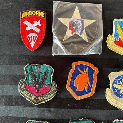 A COLLECTION OF AIR FORCE PATCHES
