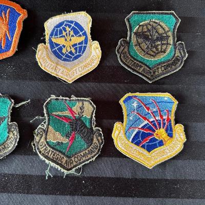 A COLLECTION OF AIR FORCE PATCHES
