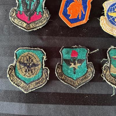 A COLLECTION OF AIR FORCE PATCHES