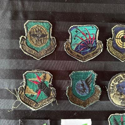 A COLLECTION OF AIR FORCE PATCHES