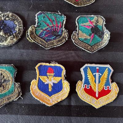 A COLLECTION OF AIR FORCE PATCHES