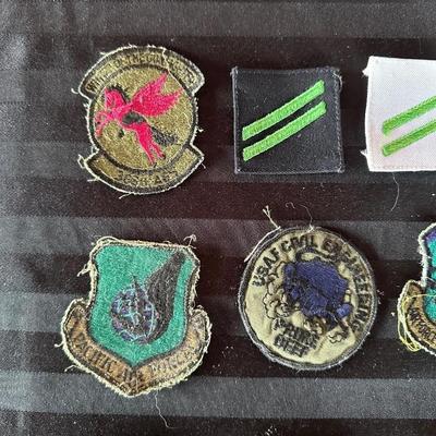 A COLLECTION OF AIR FORCE PATCHES