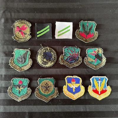 A COLLECTION OF AIR FORCE PATCHES