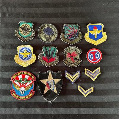 A COLLECTION OF AIR FORCE PATCHES