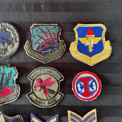 A COLLECTION OF AIR FORCE PATCHES