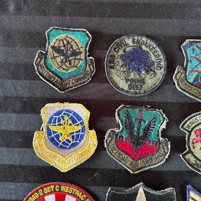 A COLLECTION OF AIR FORCE PATCHES