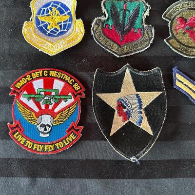 A COLLECTION OF AIR FORCE PATCHES