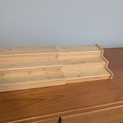 Bamboo Bread Container Spice Shelf & Shelves