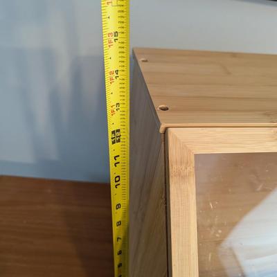 Bamboo Bread Container Spice Shelf & Shelves