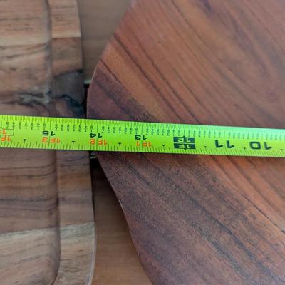 Wooden Lazy Susan & Locally Made Serving Tray
