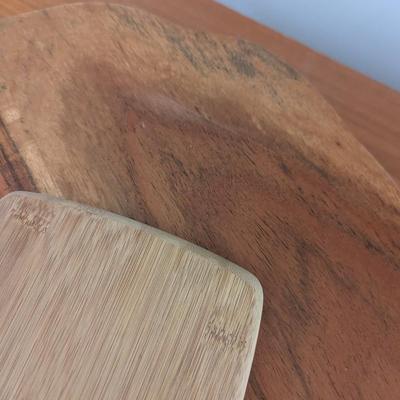 Wooden Lazy Susan & Locally Made Serving Tray