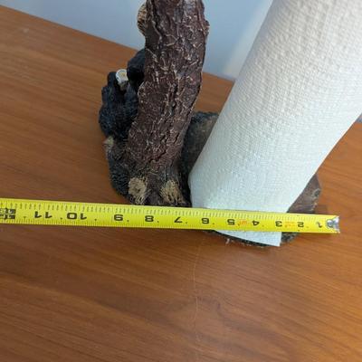 Relaxing Black Bear Paper Towel Holder
