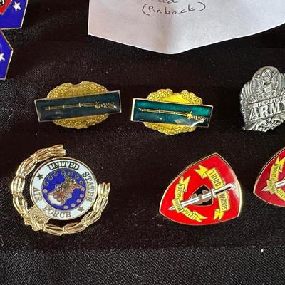 MILITARY PINS AND MEDALS