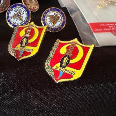 MILITARY PINS AND MEDALS
