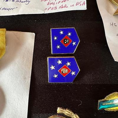 MILITARY PINS AND MEDALS