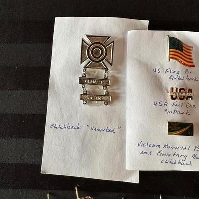MILITARY PATCHES, PINS AND MEDALS