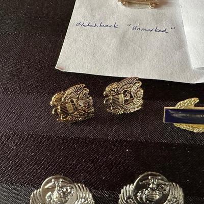 MILITARY PATCHES, PINS AND MEDALS