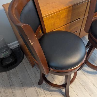 Pair of Swivel Bar Stools