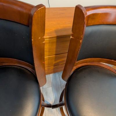 Pair of Swivel Bar Stools